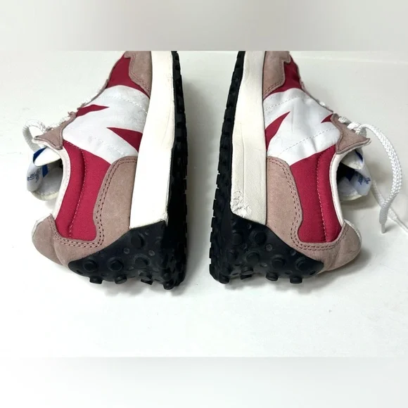 New Balance 327, in a white, pink, and red colorway size 7.5 - Picture 7 of 14